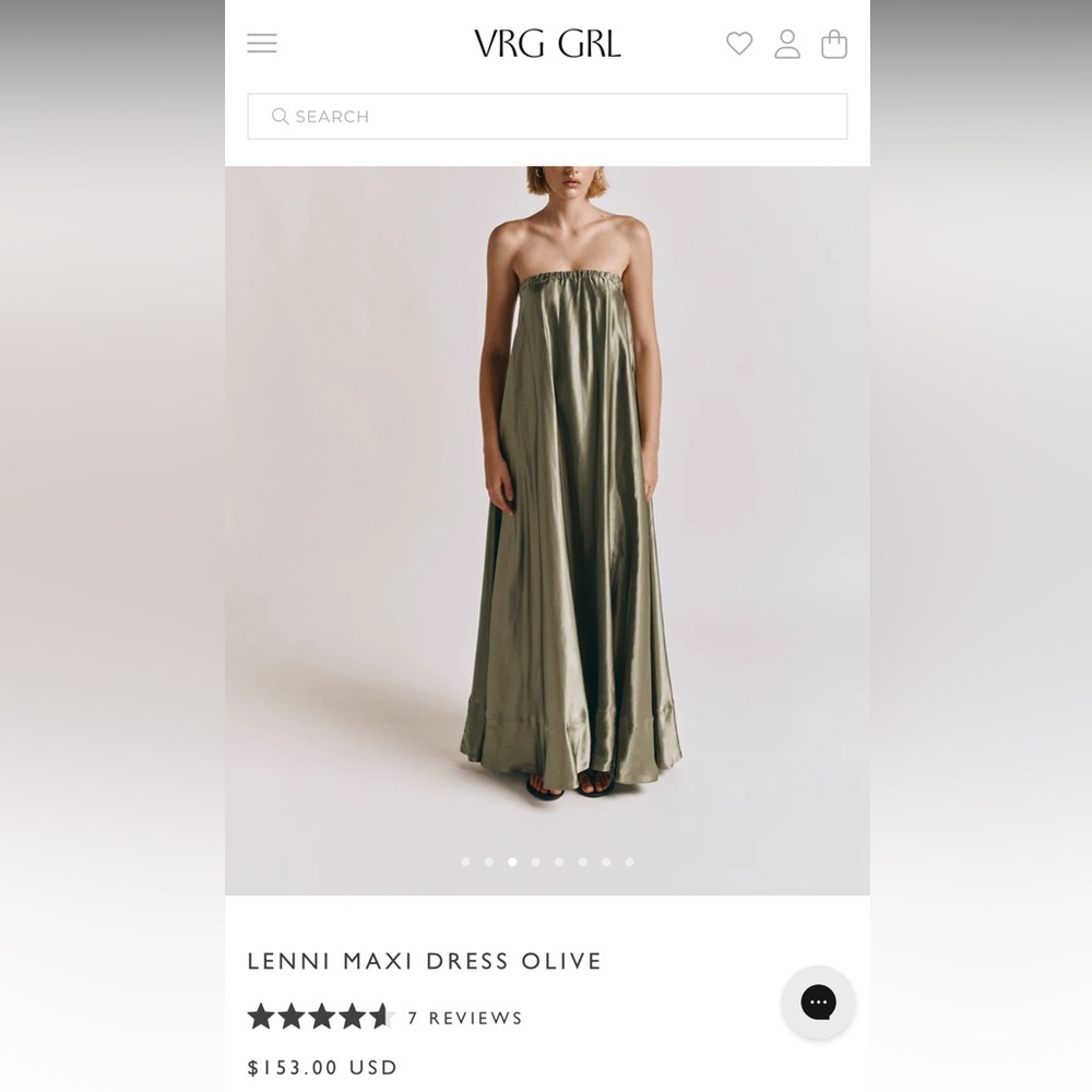 Verge Girl Green Lenni Maxi Dress